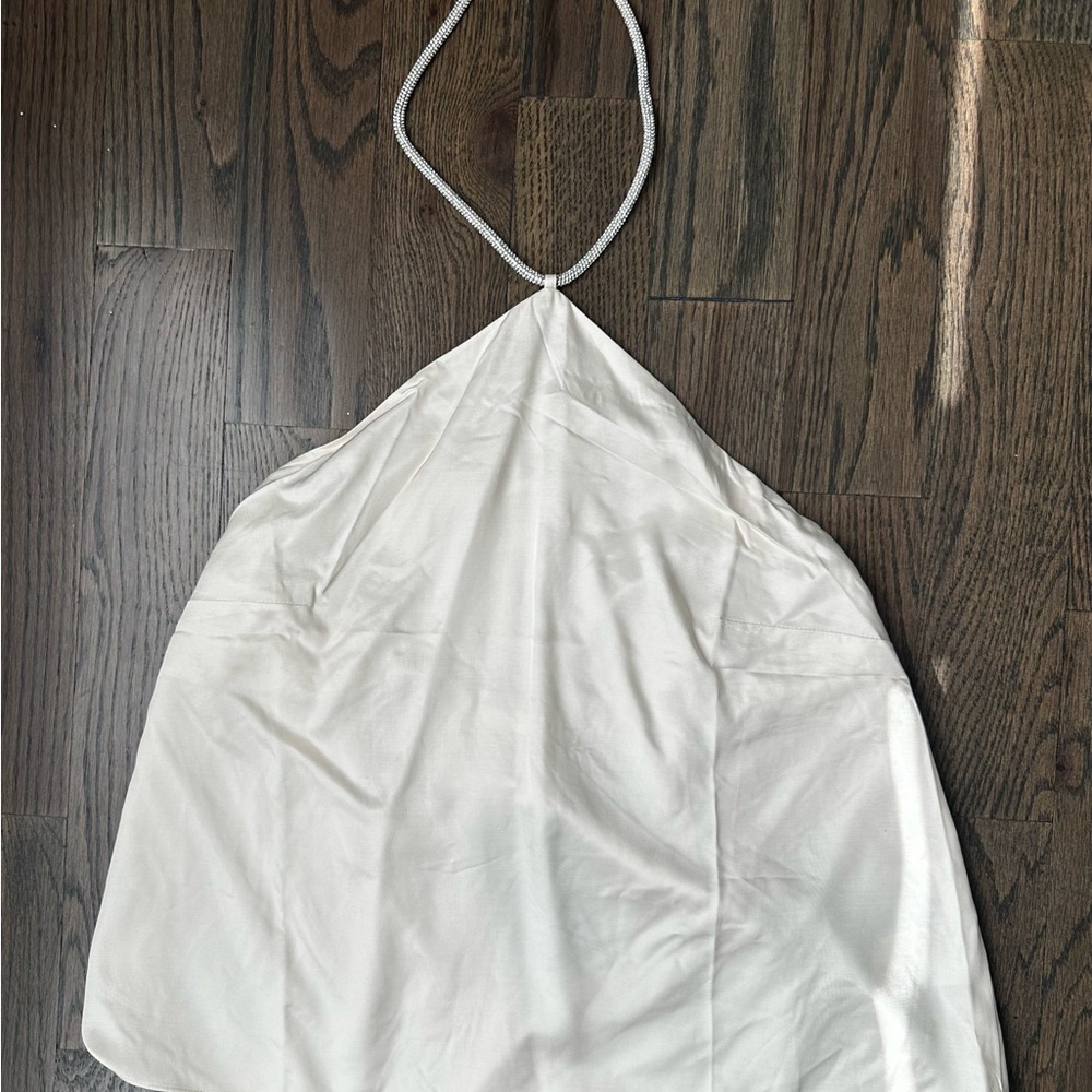 Brand new Sparkly neckline halter top
